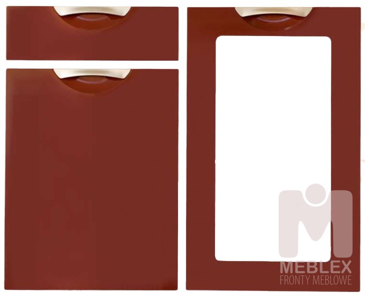 Fronty MDF połyskowe M7 Owal ( Meblex )